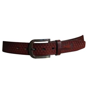 Western NWOT Wild Horse Stampede Vegan Leather Stamped Cowboycore Belt